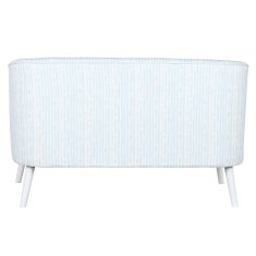 DKD Home Decor Zofa DKD Home Decor Modra Bela Nebo modra Kovinske črte Sredozemlje 130 x 68 x 78 cm