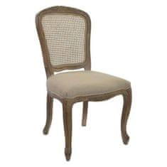 DKD Home Decor Jedilni stol DKD Home Decor Brown Grey Multicolor 53 x 49 x 95 cm