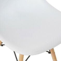 DKD Home Decor Jedilni stol DKD Home Decor Bela (46 x 52 x 82 cm)