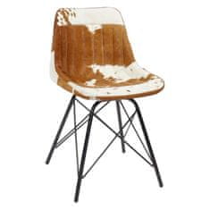 DKD Home Decor Jedilni stol DKD Home Decor usnje kovina (45 x 52 x 78 cm)