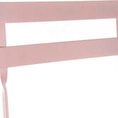 DKD Home Decor Garnitura mize z 2 stoloma DKD Home Decor MB-177410 Pink 60 x 60 x 75 cm (3 kosi)