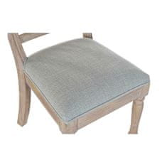 DKD Home Decor Stol DKD Home Decor Linen Rubber wood (48 x 53 x 89 cm)