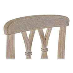 DKD Home Decor Stol DKD Home Decor Linen Rubber wood (48 x 53 x 89 cm)