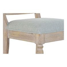 DKD Home Decor Stol DKD Home Decor Linen Rubber wood (48 x 53 x 89 cm)