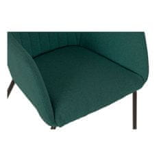 DKD Home Decor Stol DKD Home Decor Kovina Poliester (59,5 x 60,5 x 78 cm)