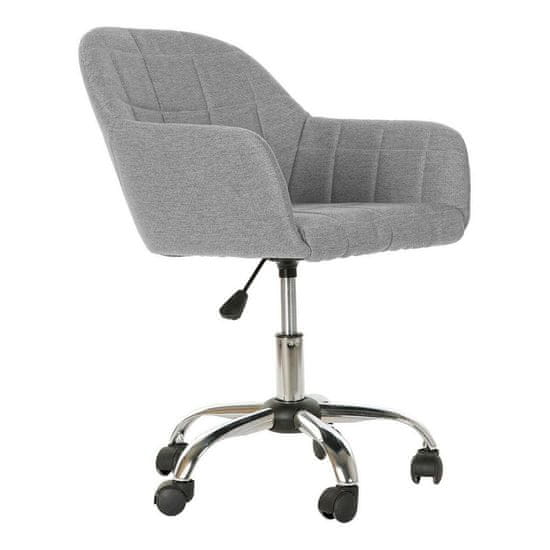 DKD Home Decor Stol DKD Home Decor Kovina Poliester (71 x 59 x 81 cm)