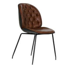 DKD Home Decor Stol DKD Home Decor Brown Black Multicolor 54,5 x 54 x 86 cm
