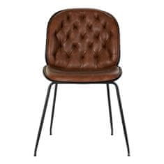 DKD Home Decor Stol DKD Home Decor Brown Black Multicolor 54,5 x 54 x 86 cm