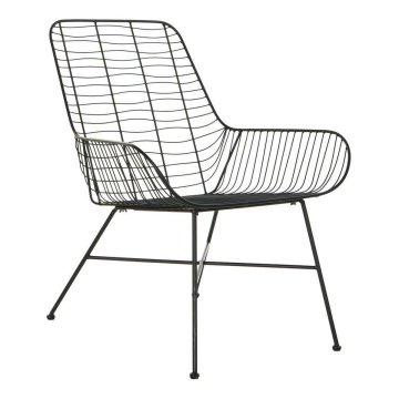 DKD Home Decor Stol DKD Home Decor 8424001821396 64 x 64 x 79 cm Črna kovina