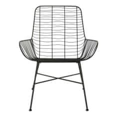 DKD Home Decor Stol DKD Home Decor 8424001821396 64 x 64 x 79 cm Črna kovina