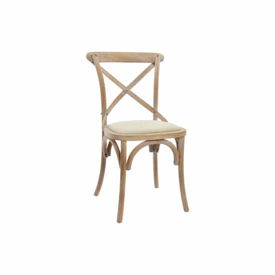DKD Home Decor Stol DKD Home Decor Bež Naravni gumijasti les 44 x 42 x 88 cm