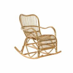 DKD Home Decor Gugalni stol DKD Home Decor Brown Multicolor Natural Rattan 62 x 94 x 93 cm