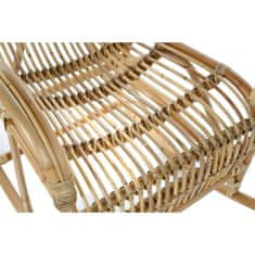 DKD Home Decor Gugalni stol DKD Home Decor Brown Multicolor Natural Rattan 62 x 94 x 93 cm