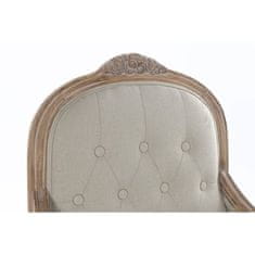 DKD Home Decor Stol DKD Home Decor Bež Linen Rubber wood (63,5 x 50 x 102 cm)