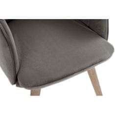 DKD Home Decor Stol DKD Home Decor Grey Gumijast les (52 x 55 x 72 cm)