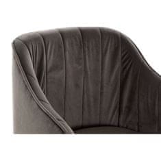 DKD Home Decor Stol DKD Home Decor Grey Gumijast les (52 x 55 x 72 cm)
