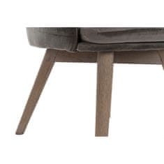 DKD Home Decor Stol DKD Home Decor Grey Gumijast les (52 x 55 x 72 cm)