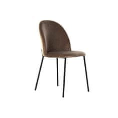 DKD Home Decor Stol DKD Home Decor Metal Brown (44 x 55 x 82 cm)