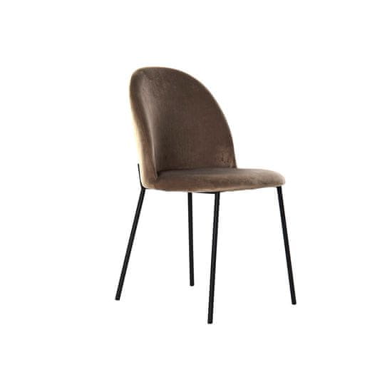DKD Home Decor Stol DKD Home Decor Metal Brown (44 x 55 x 82 cm)