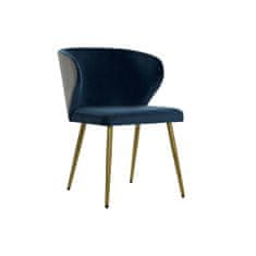 DKD Home Decor Stol DKD Home Decor Kovina Poliester (58 x 58 x 78 cm)