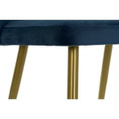DKD Home Decor Stol DKD Home Decor Kovina Poliester (58 x 58 x 78 cm)