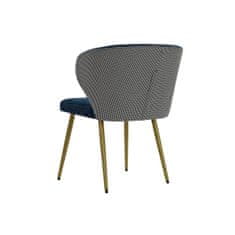 DKD Home Decor Stol DKD Home Decor Kovina Poliester (58 x 58 x 78 cm)