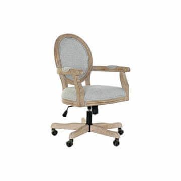 DKD Home Decor Stol DKD Home Decor Linen Rubber wood (64 x 60 x 100 cm)