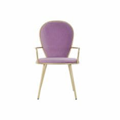 DKD Home Decor Stol z nasloni za roke DKD Home Decor Kovina Poliester (61,5 x 54,5 x 88 cm)