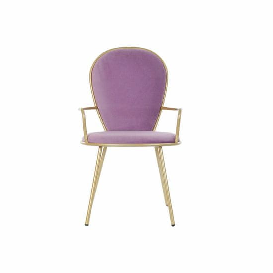 DKD Home Decor Stol z nasloni za roke DKD Home Decor Kovina Poliester (61,5 x 54,5 x 88 cm)