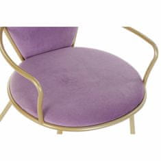DKD Home Decor Stol z nasloni za roke DKD Home Decor Kovina Poliester (61,5 x 54,5 x 88 cm)