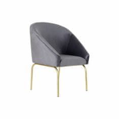 DKD Home Decor Stol DKD Home Decor Kovina Poliester (72 x 63 x 88 cm)
