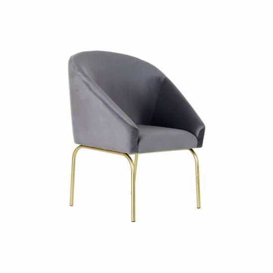 DKD Home Decor Stol DKD Home Decor Kovina Poliester (72 x 63 x 88 cm)