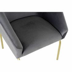 DKD Home Decor Stol DKD Home Decor Kovina Poliester (72 x 63 x 88 cm)