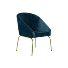 DKD Home Decor Stol DKD Home Decor Blue Multicolor Golden 72 x 63 x 88 cm
