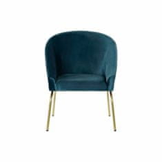 DKD Home Decor Stol DKD Home Decor Blue Multicolor Golden 72 x 63 x 88 cm