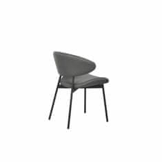 DKD Home Decor Jedilni stol DKD Home Decor Siva poliuretanska kovina (57 x 57 x 77 cm)
