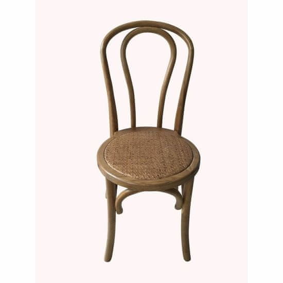 DKD Home Decor Jedilni stol DKD Home Decor Večbarvni naravni svetlo rjavi ratan 43 x 44 x 89 cm