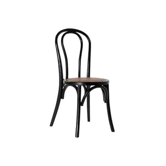 DKD Home Decor Jedilni stol DKD Home Decor Black Multicolor 43 x 44 x 89 cm