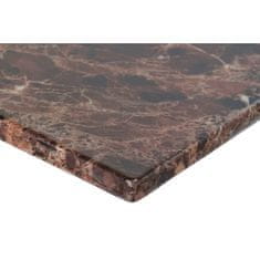 DKD Home Decor Jedilna miza DKD Home Decor Marble Steel (180 x 90 x 76 cm)