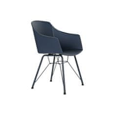 DKD Home Decor Stol DKD Home Decor Blue Black Navy Blue 56 x 53 x 81 cm 56 x 51 x 81,5 cm
