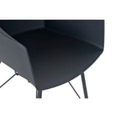 DKD Home Decor Stol DKD Home Decor Blue Black Navy Blue 56 x 53 x 81 cm 56 x 51 x 81,5 cm