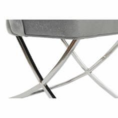 DKD Home Decor Jedilni stol DKD Home Decor Poliester Steel (53 x 64 x 99,5 cm)
