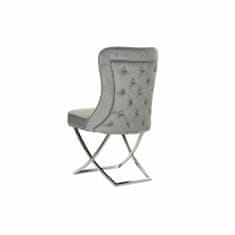 DKD Home Decor Jedilni stol DKD Home Decor Poliester Steel (53 x 64 x 99,5 cm)