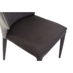 DKD Home Decor Stol DKD Home Decor Grey Multicolor Svetlo siva 50 x 56 x 80 cm