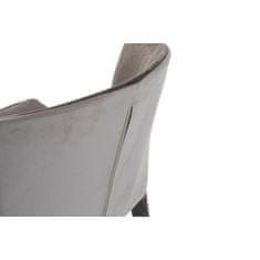 DKD Home Decor Stol DKD Home Decor Grey Multicolor Svetlo siva 50 x 56 x 80 cm