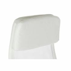 DKD Home Decor Pisarniški stol DKD Home Decor Bela (62 x 62 x 128 cm)