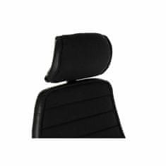 DKD Home Decor Pisarniški stol z naslonom za glavo DKD Home Decor črn (59 x 66 x 131 cm)