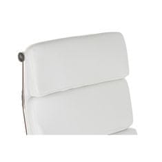 DKD Home Decor Pisarniški stol DKD Home Decor 56 x 54 x 123 cm Bela