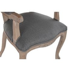 DKD Home Decor Jedilni stol DKD Home Decor Temno siva 57 x 57 x 94 cm