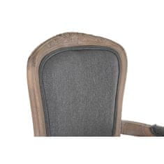 DKD Home Decor Jedilni stol DKD Home Decor Temno siva 57 x 57 x 94 cm